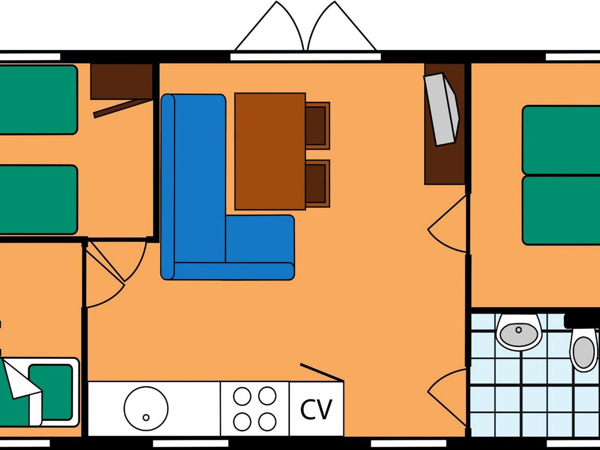 Comfortable With Dishwasher, At Walkingdistance Chalet Kamperland